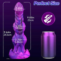 9.64in Knot Monster Silicone Big Soft Dildo For Immersive Experience