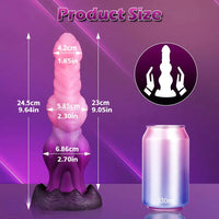 9.64in Knot Monster Silicone Big Soft Dildo For Immersive Experience