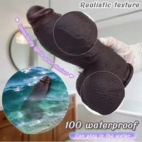 9.64in Real Skin Thick Big Dildo G-Spot Stimulator Anal Dilator Adult Erotic Gift