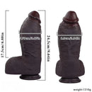9.64in Real Skin Thick Big Dildo G-Spot Stimulator Anal Dilator Adult Erotic Gift