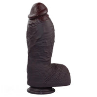 9.64in Real Skin Thick Big Dildo G-Spot Stimulator Anal Dilator Adult Erotic Gift