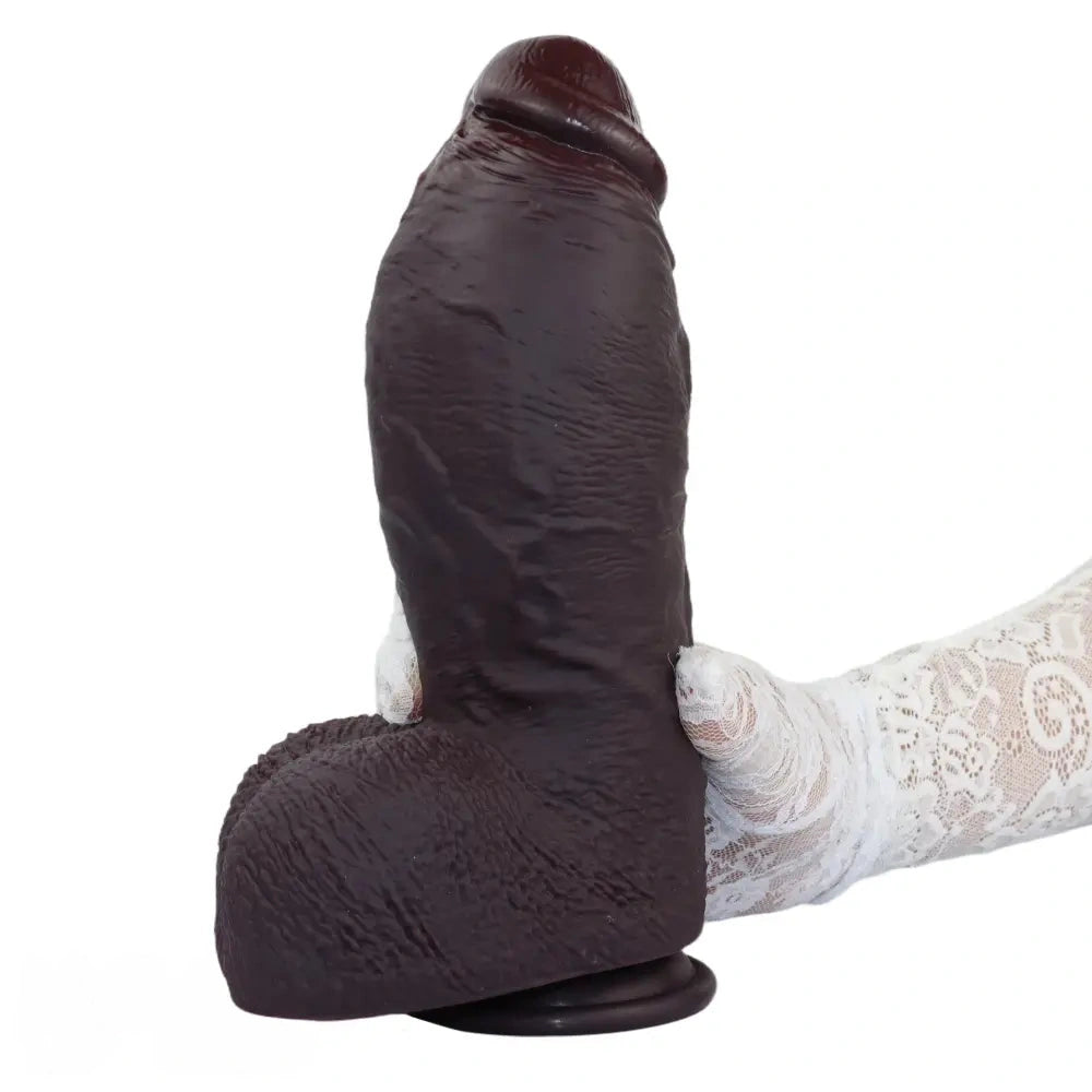 9.64in Real Skin Thick Big Dildo G-Spot Stimulator Anal Dilator Adult Erotic Gift