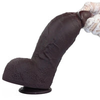 9.64in Real Skin Thick Big Dildo G-Spot Stimulator Anal Dilator Adult Erotic Gift