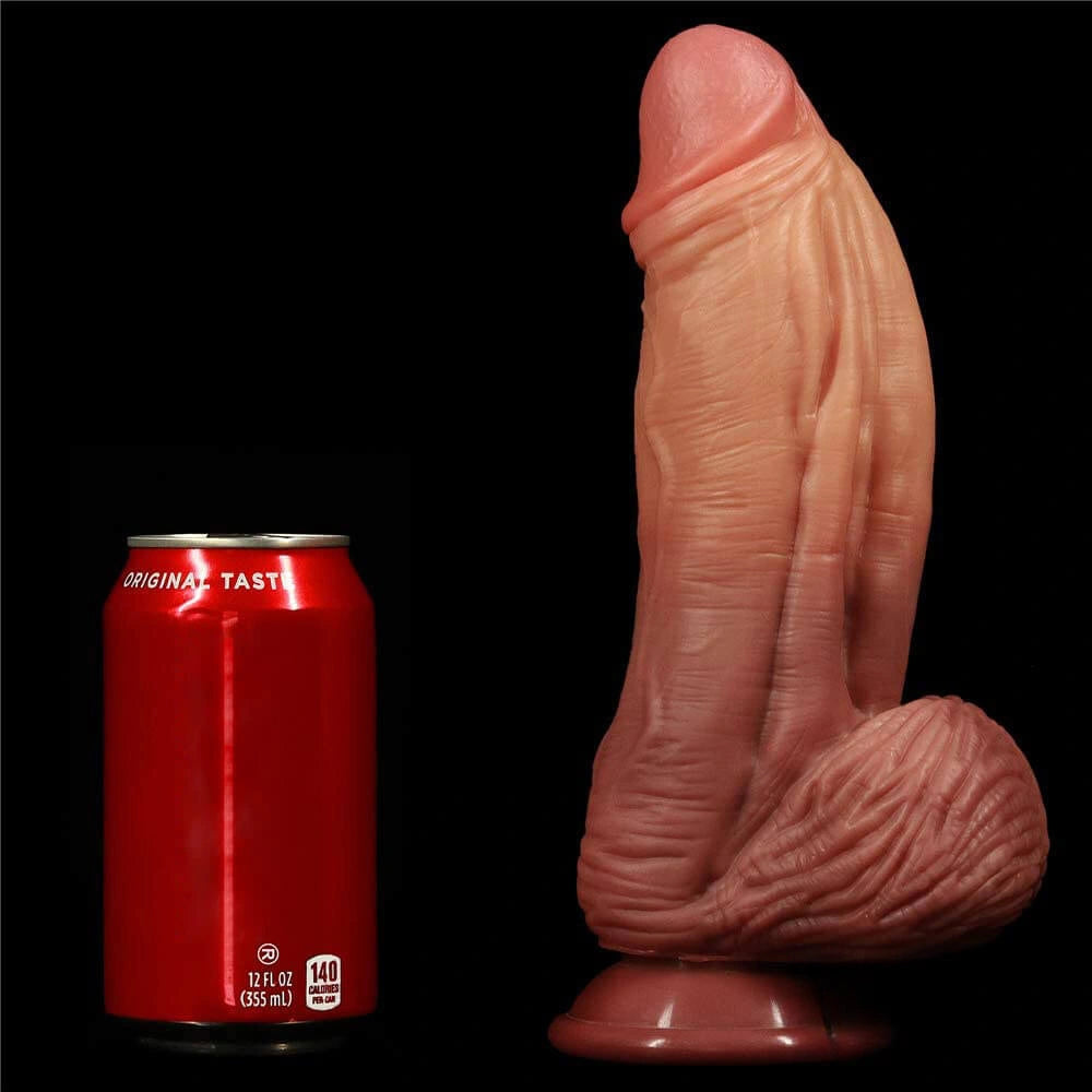9.64in Realistic Big Glans Thick Body Dildo For Anus Expansion