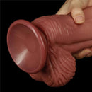 9.64in Realistic Big Glans Thick Body Dildo For Anus Expansion