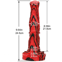 9.64in Realistic Horse Cock Silicone Soft Big Dildo With Suction Cup