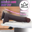 9.64in Smooth Head Flexible Silicone Big Dildo Adult Man Penis Sex Product