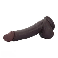 9.64in Smooth Head Flexible Silicone Big Dildo Adult Man Penis Sex Product