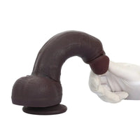 9.64in Smooth Head Flexible Silicone Big Dildo Adult Man Penis Sex Product
