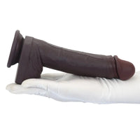 9.64in Smooth Head Flexible Silicone Big Dildo Adult Man Penis Sex Product