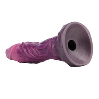9.64in Squeezing Inflatable Alien Penis Fantasy Odd Silicone Dildo For Clit