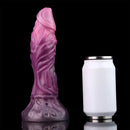 9.64in Squeezing Inflatable Alien Penis Fantasy Odd Silicone Dildo For Clit