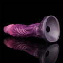9.64in Squeezing Inflatable Alien Penis Fantasy Odd Silicone Dildo For Clit