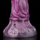 9.64in Squeezing Inflatable Alien Penis Fantasy Odd Silicone Dildo For Clit