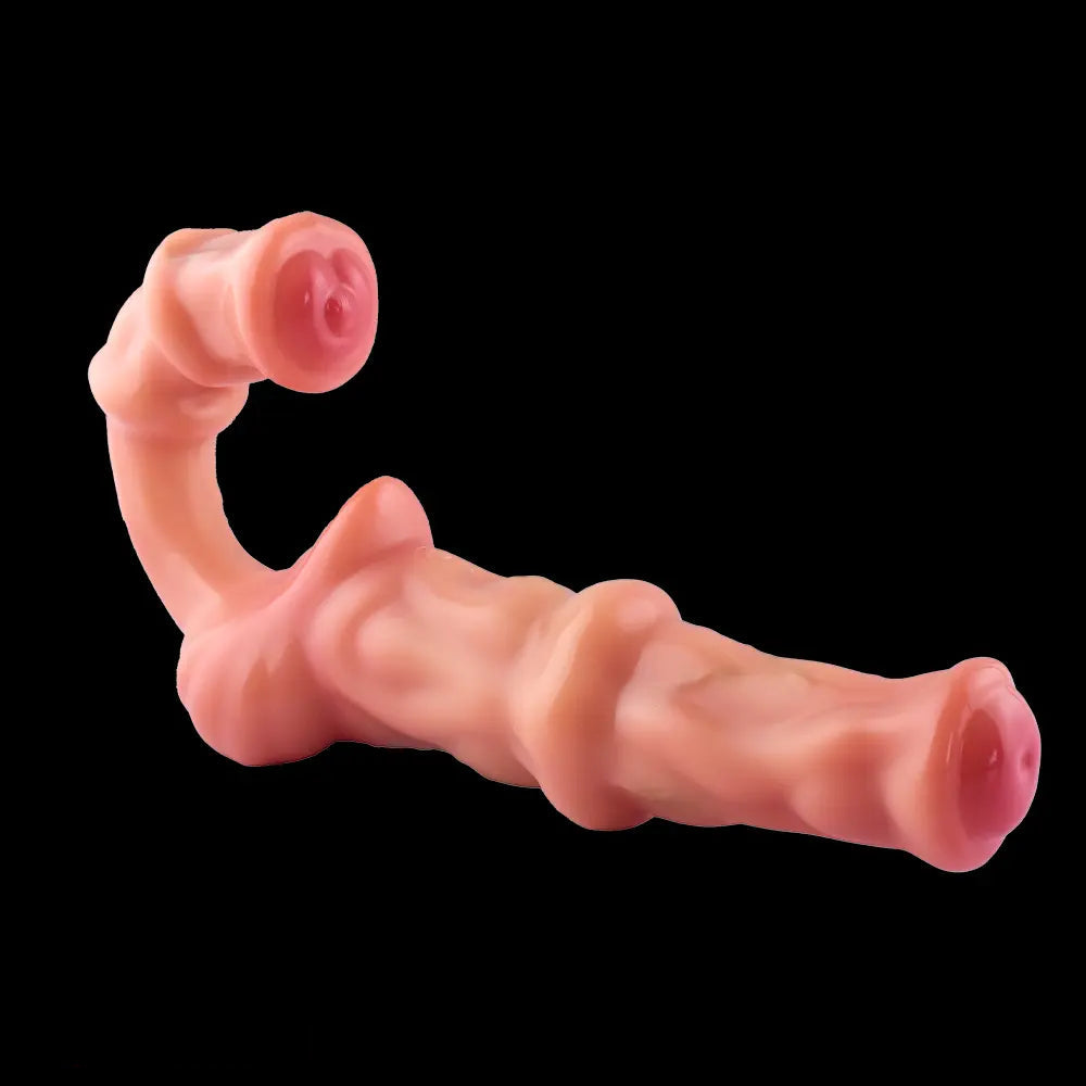 9.64in Strapless Strap on Silicone Soft Dildo For Anal Vaginal Fucking Sex Toy