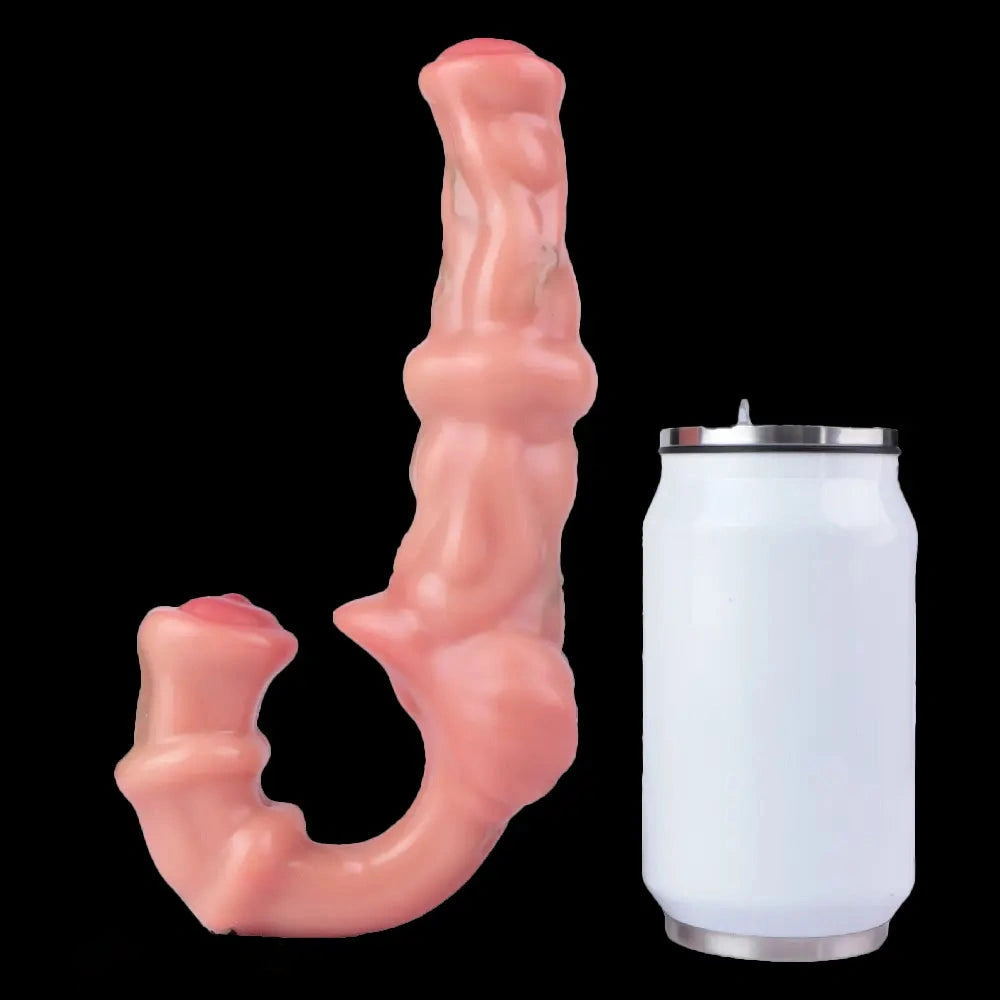 9.64in Strapless Strap on Silicone Soft Dildo For Anal Vaginal Fucking Sex Toy