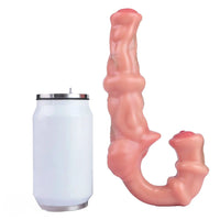 9.64in Strapless Strap on Silicone Soft Dildo For Anal Vaginal Fucking Sex Toy