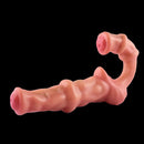 9.64in Strapless Strap on Silicone Soft Dildo For Anal Vaginal Fucking Sex Toy