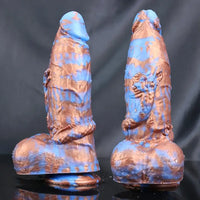 9.64in Super Huge Thick Dildo Mixed Color Monster Dildo Adult Sex Toy