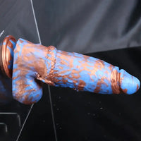 9.64in Super Huge Thick Dildo Mixed Color Monster Dildo Adult Sex Toy