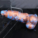 9.64in Super Huge Thick Dildo Mixed Color Monster Dildo Adult Sex Toy
