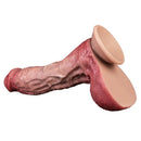 9.65in Double-layer Liquid Silicone Skin-like Soft Dildo For Couples Play