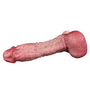 9.65in Double-layer Liquid Silicone Skin-like Soft Dildo For Couples Play