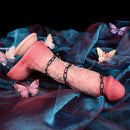 9.65in Dual Density Silicone Ejaculating Dildo Cock Tool For Jerking Off