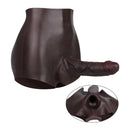 9.65in Ergonomic Design Hollow Strap on Dildo Panty For Men Women