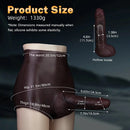 9.65in Ergonomic Design Hollow Strap on Dildo Panty For Men Women