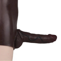 9.65in Ergonomic Design Hollow Strap on Dildo Panty For Men Women