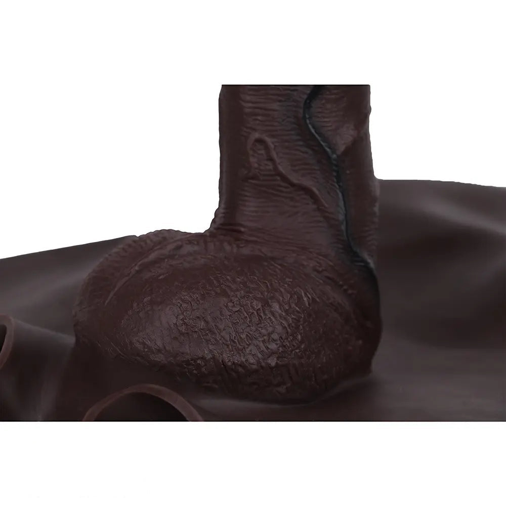 9.65in Ergonomic Design Hollow Strap on Dildo Panty For Men Women