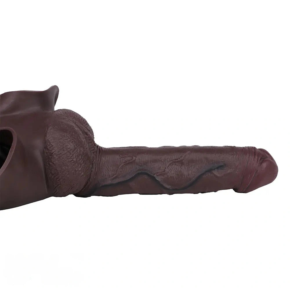 9.65in Ergonomic Design Hollow Strap on Dildo Panty For Men Women