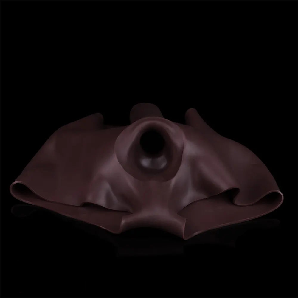 9.65in Ergonomic Design Hollow Strap on Dildo Panty For Men Women