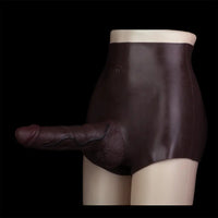 9.65in Ergonomic Design Hollow Strap on Dildo Panty For Men Women