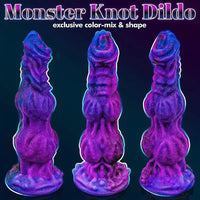 9.65in Fantasy Soft Silicone Monster Dildo For Couples Love Play