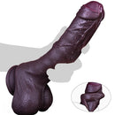 9.65in Foreskin Uncut Ultra-realistic Dual-Density Liquid Silicone Dildo