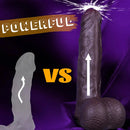 9.65in Foreskin Uncut Ultra-realistic Dual-Density Liquid Silicone Dildo