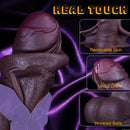 9.65in Foreskin Uncut Ultra-realistic Dual-Density Liquid Silicone Dildo