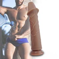 9.65in High Quality Special-shaped Lifelike Dildo With Veins