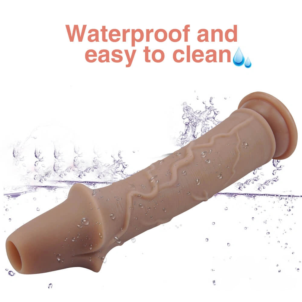 9.65in High Quality Special-shaped Lifelike Dildo With Veins