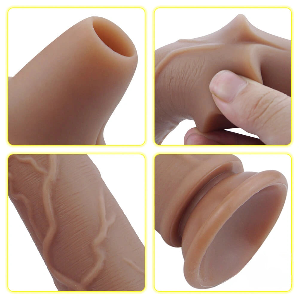 9.65in High Quality Special-shaped Lifelike Dildo With Veins