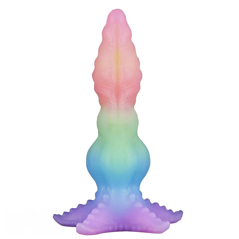 9.65in Monster Big Knot Fantasy Dildo Female Toy With Anal Stimulation