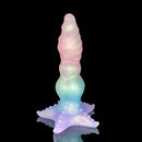9.65in Monster Big Knot Fantasy Dildo Female Toy With Anal Stimulation