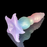9.65in Monster Big Knot Fantasy Dildo Female Toy With Anal Stimulation