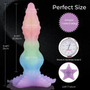 9.65in Monster Big Knot Fantasy Dildo Female Toy With Anal Stimulation