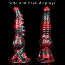 9.65in Silicone Big Soft Thick Tentacle Octopus Monster Dildo Sex Toy