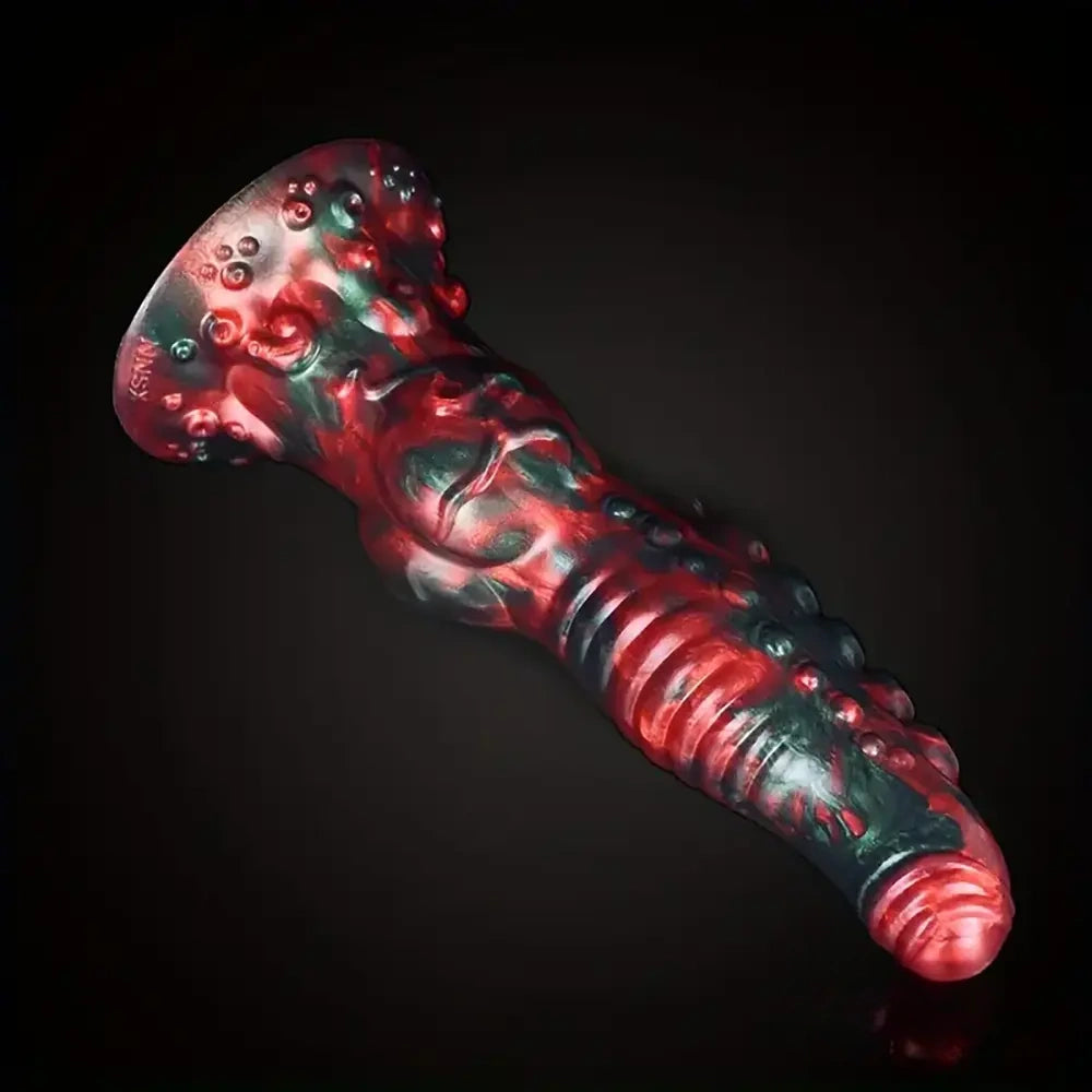 9.65in Silicone Big Soft Thick Tentacle Octopus Monster Dildo Sex Toy