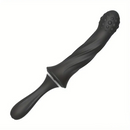 9.65in Silicone Soft Vibrating Dildo With Handle For G-spot Stimulator