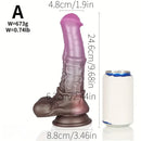 9.68in 9.84in 10.23in Soft Silicone Animal Horse Big Cock Dildo For Sex